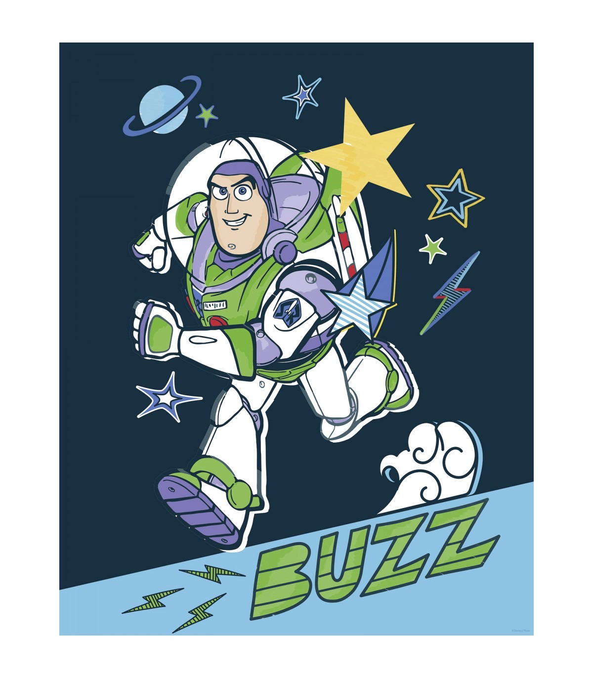 Papier peint Buzz l'éclair Toy Story